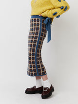 Plaid Knit Skirt
