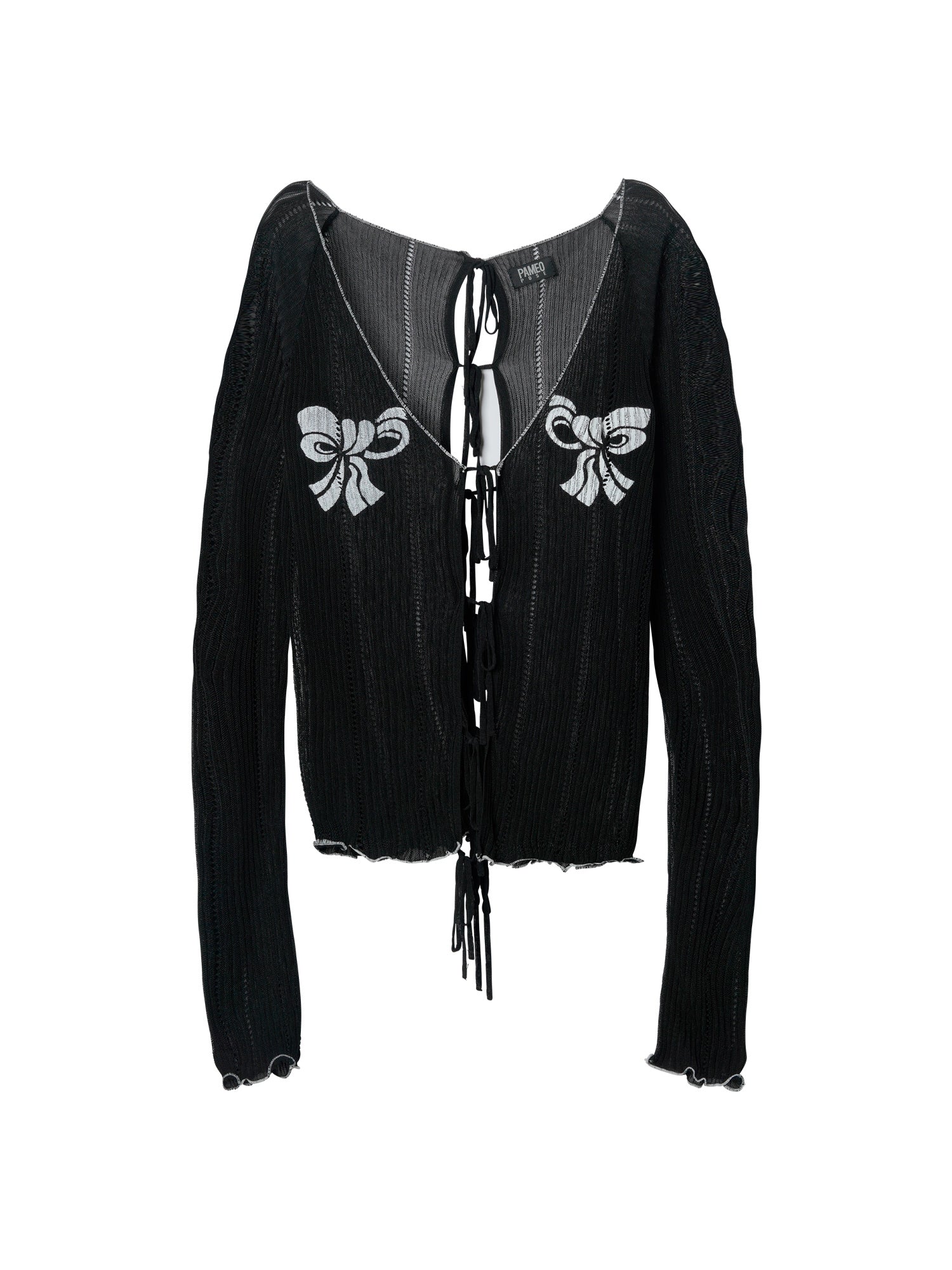 パメオポーズ Fish Net Cardigan 新品タグ付き Fish Net
