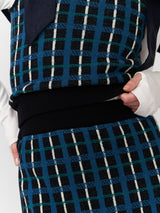 Plaid Knit Skirt