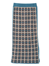 Plaid Knit Skirt