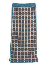 Plaid Knit Skirt