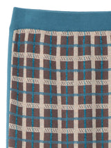 Plaid Knit Skirt