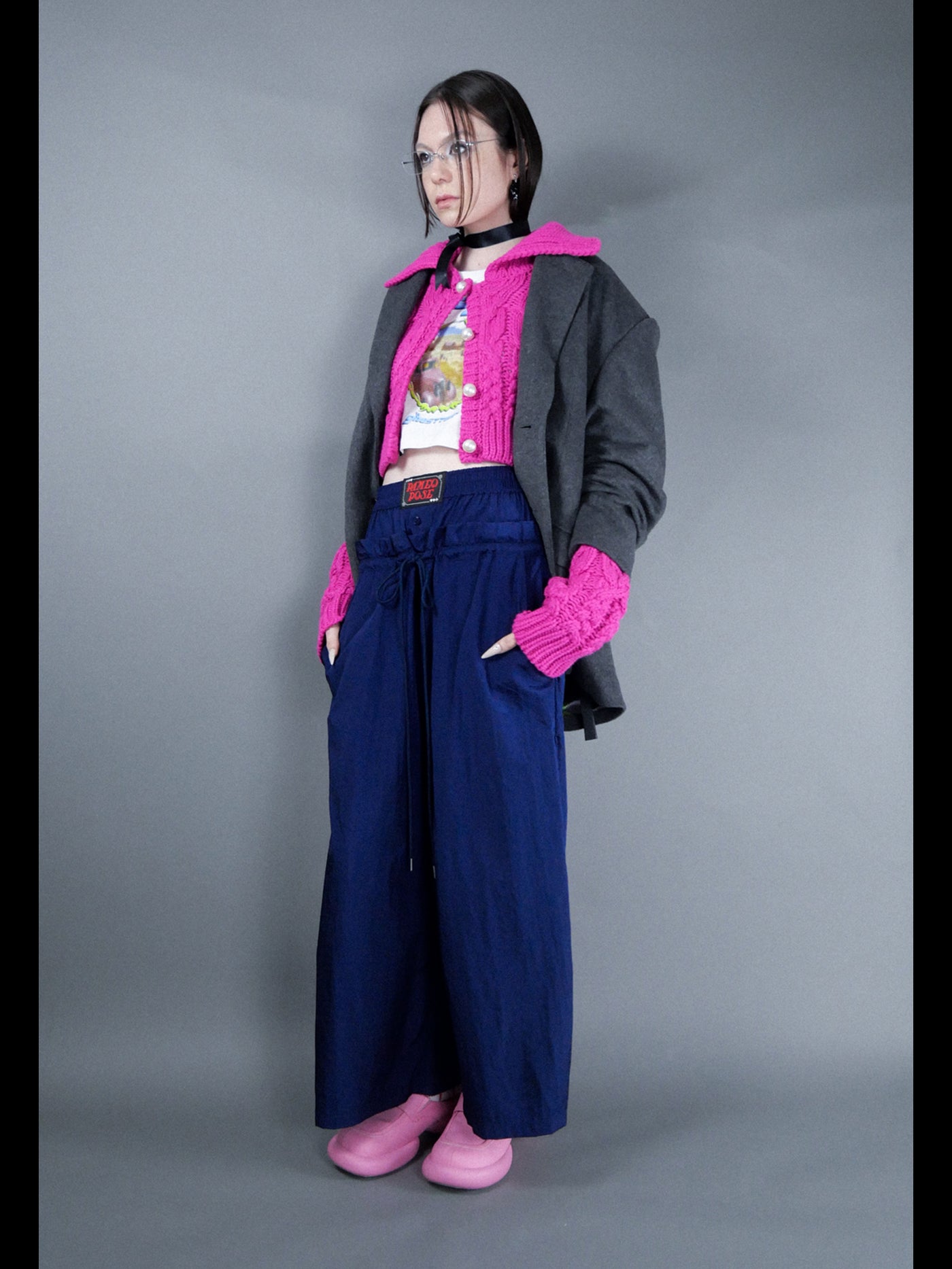 Double Layer Nylon Trousers – PAMEO POSE | 公式オンラインストア