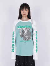 Nerd Girl Tour Raglan Long Sleeve Tee