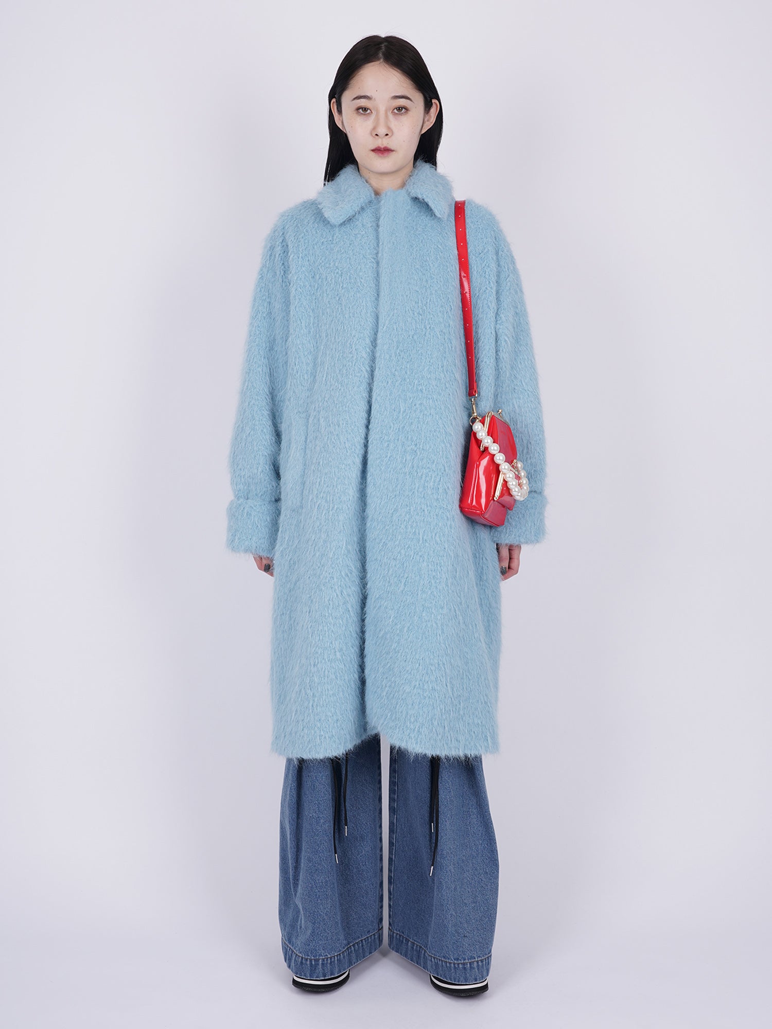 Shaggy With Ribbon Coat – PAMEO POSE | 公式オンラインストア