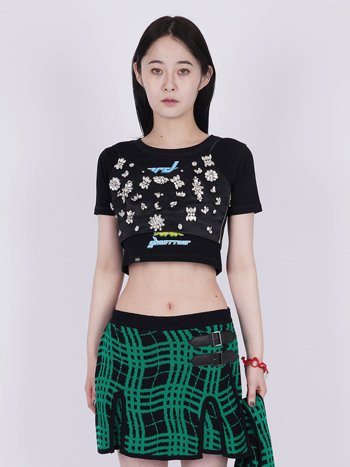 最安値⭐︎ PAMEO POSE 一点物 リメイクアイテム 白 編み上げ トップス TOPS – PAMEO POSE | 公式オンラインストア