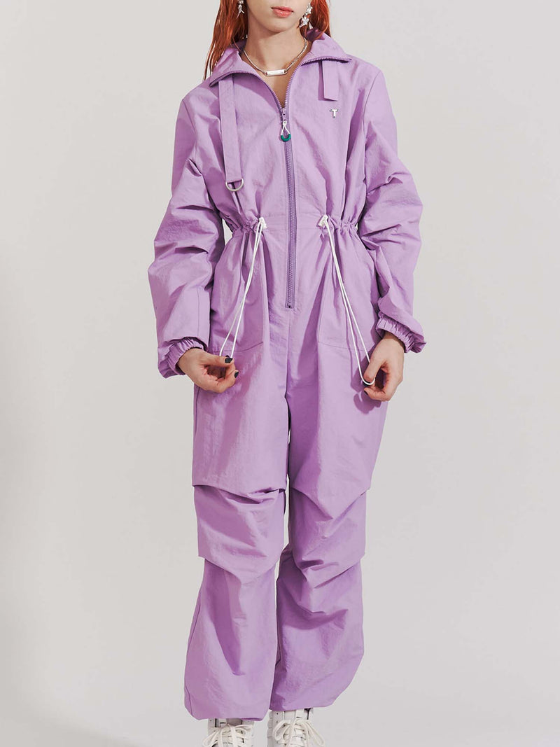パメオポーズ 紫 ジャンプスーツ