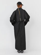 Black Denim Coat