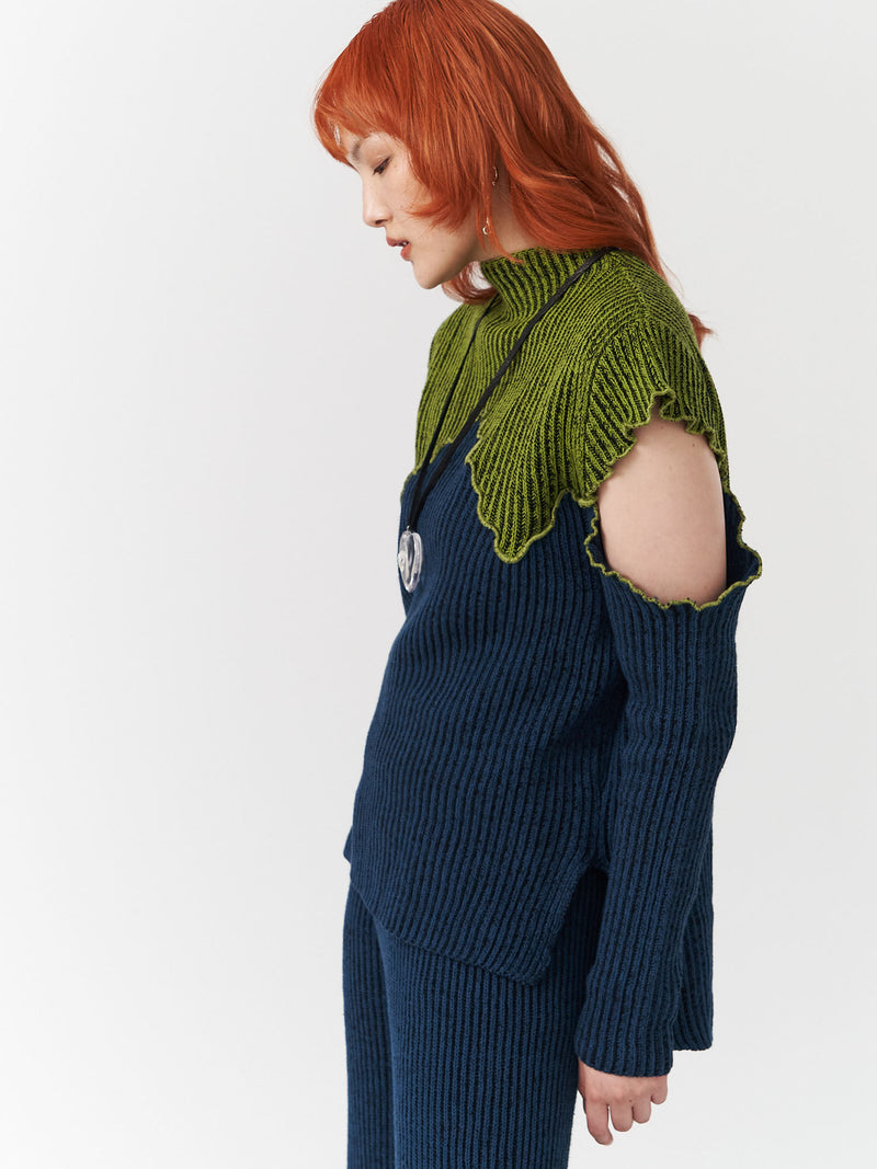 Bicolor Sweater – PAMEO POSE | 公式オンラインストア