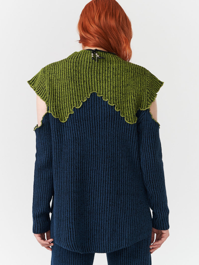 Bicolor Sweater – PAMEO POSE | 公式オンラインストア