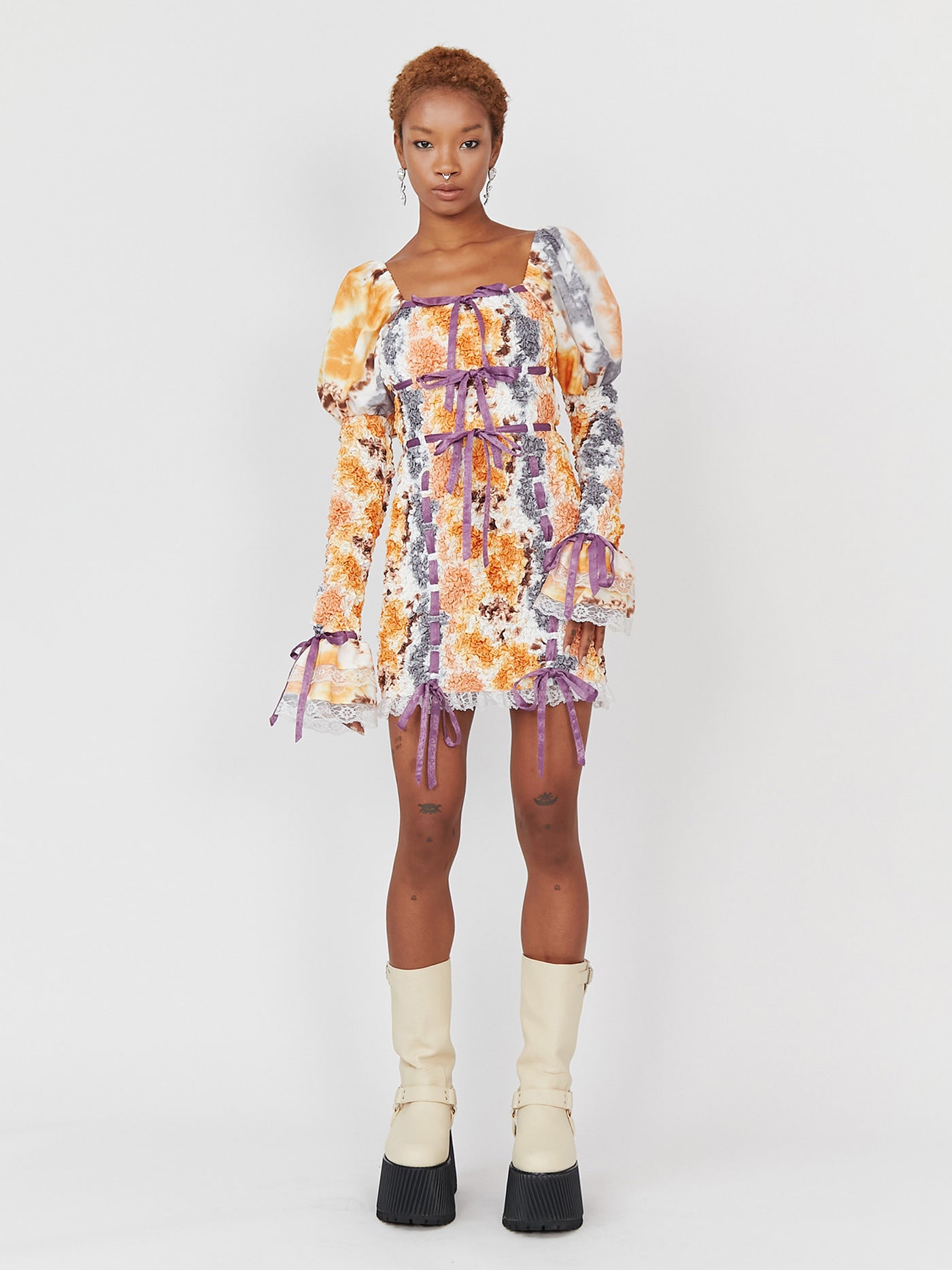 Saturday Night Dress Orange – PAMEO POSE | 公式オンラインストア 