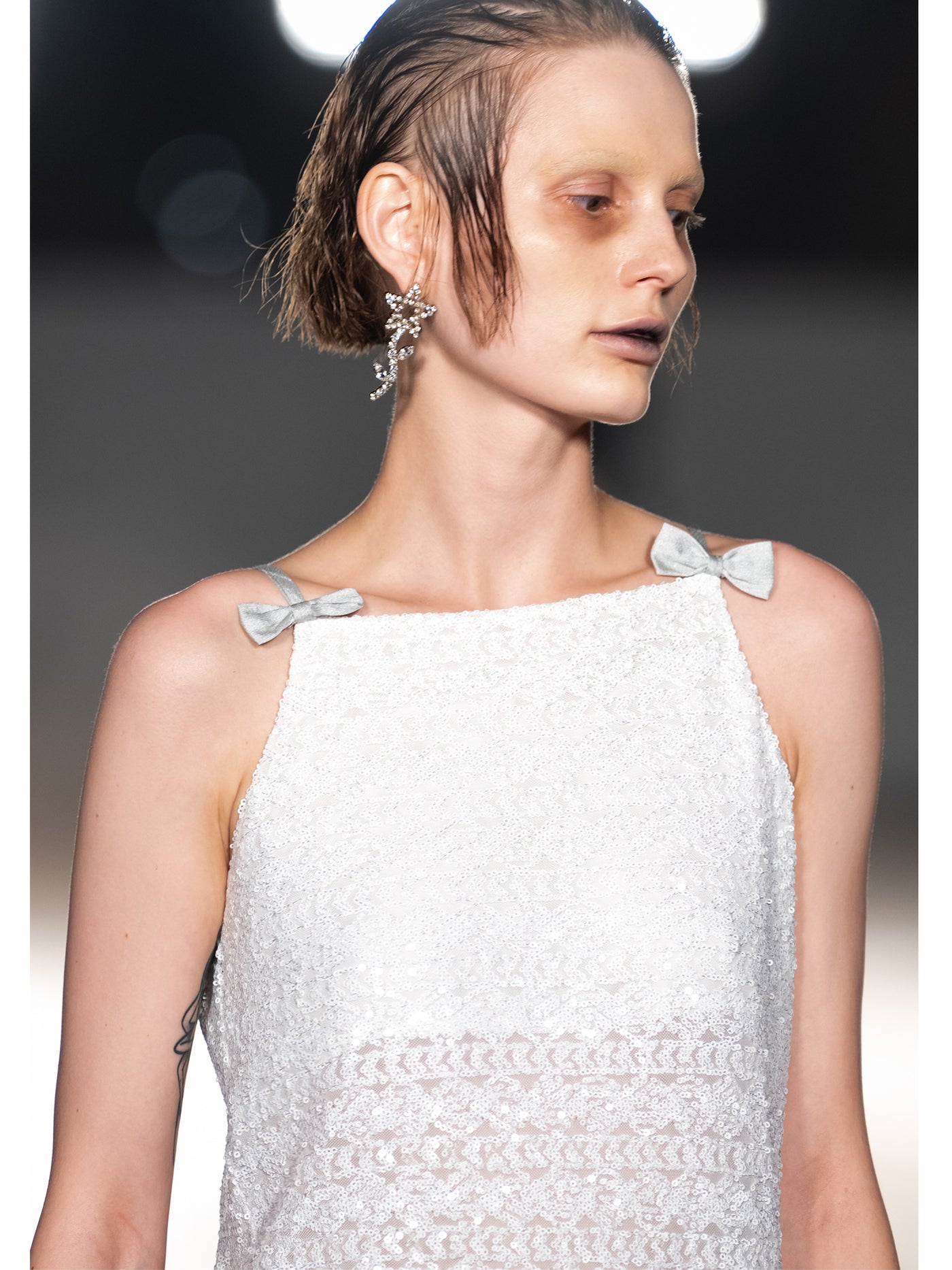 PAMEO POSE Twisted Dress ワンピ ドレス 白 PAMEO POSE Twisted Dress ワンピ ドレス 白 - メルカリ