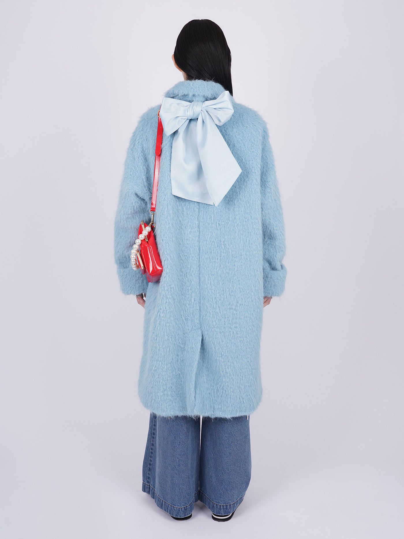 Shaggy With Ribbon Coat – PAMEO POSE | 公式オンラインストア