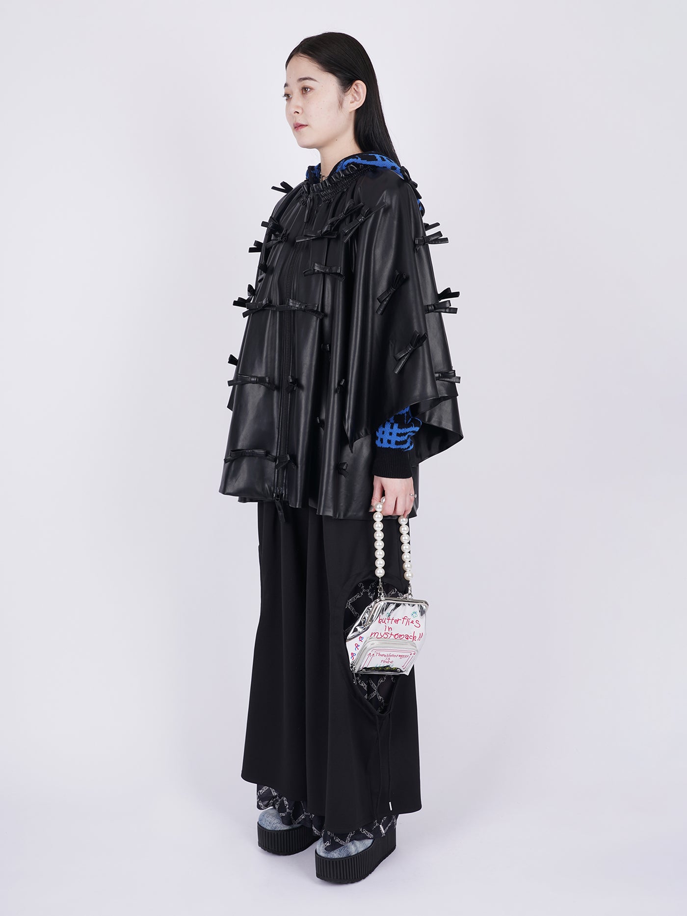 PAMEO POSE 2way エコレザーポンチョ 2Way Eco Leather Poncho – PAMEO POSE | 公式オンラインストア