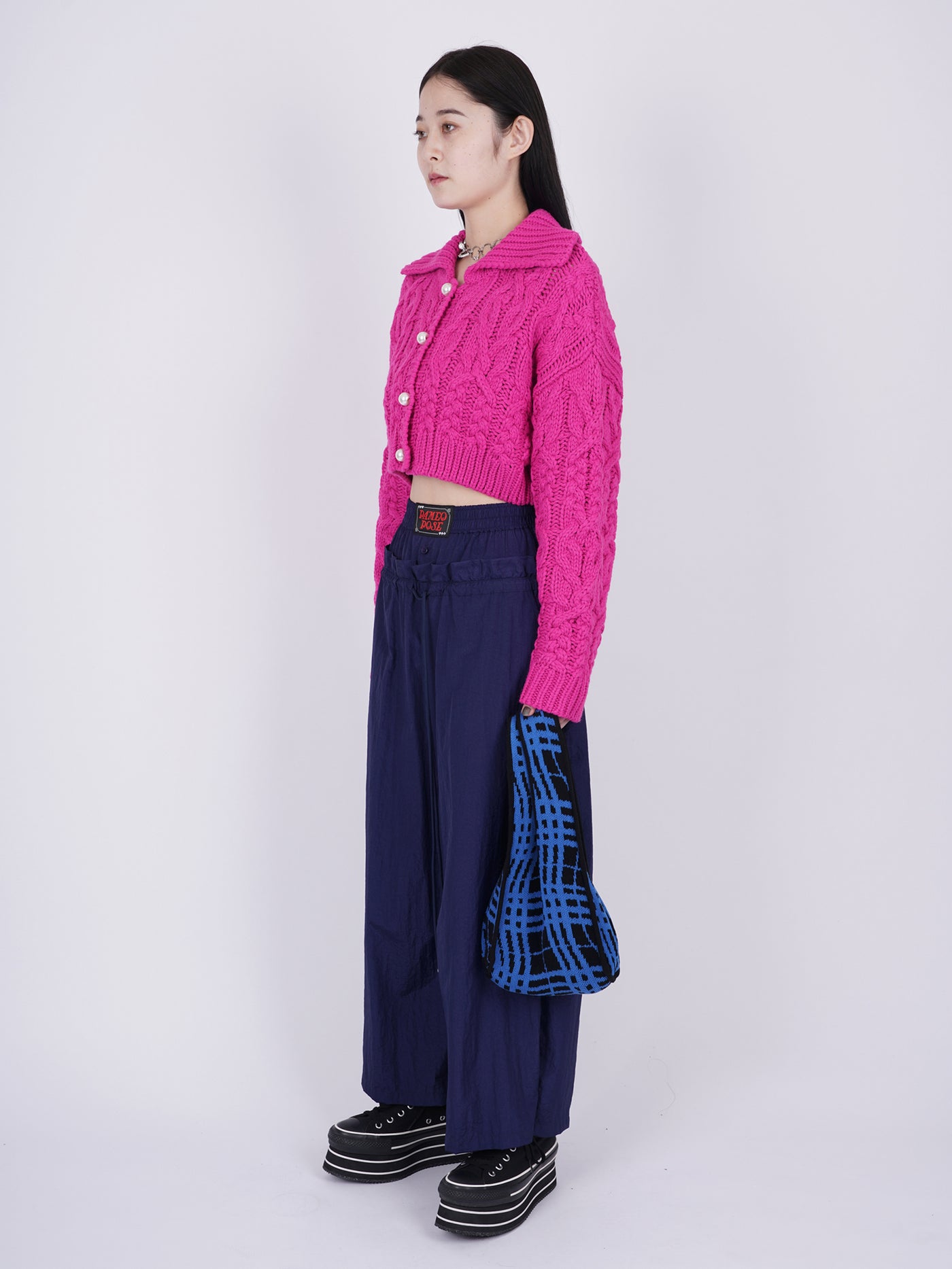 良質  Large Collar 公式オンラインストア | POSE PAMEO – Cardigan トップス