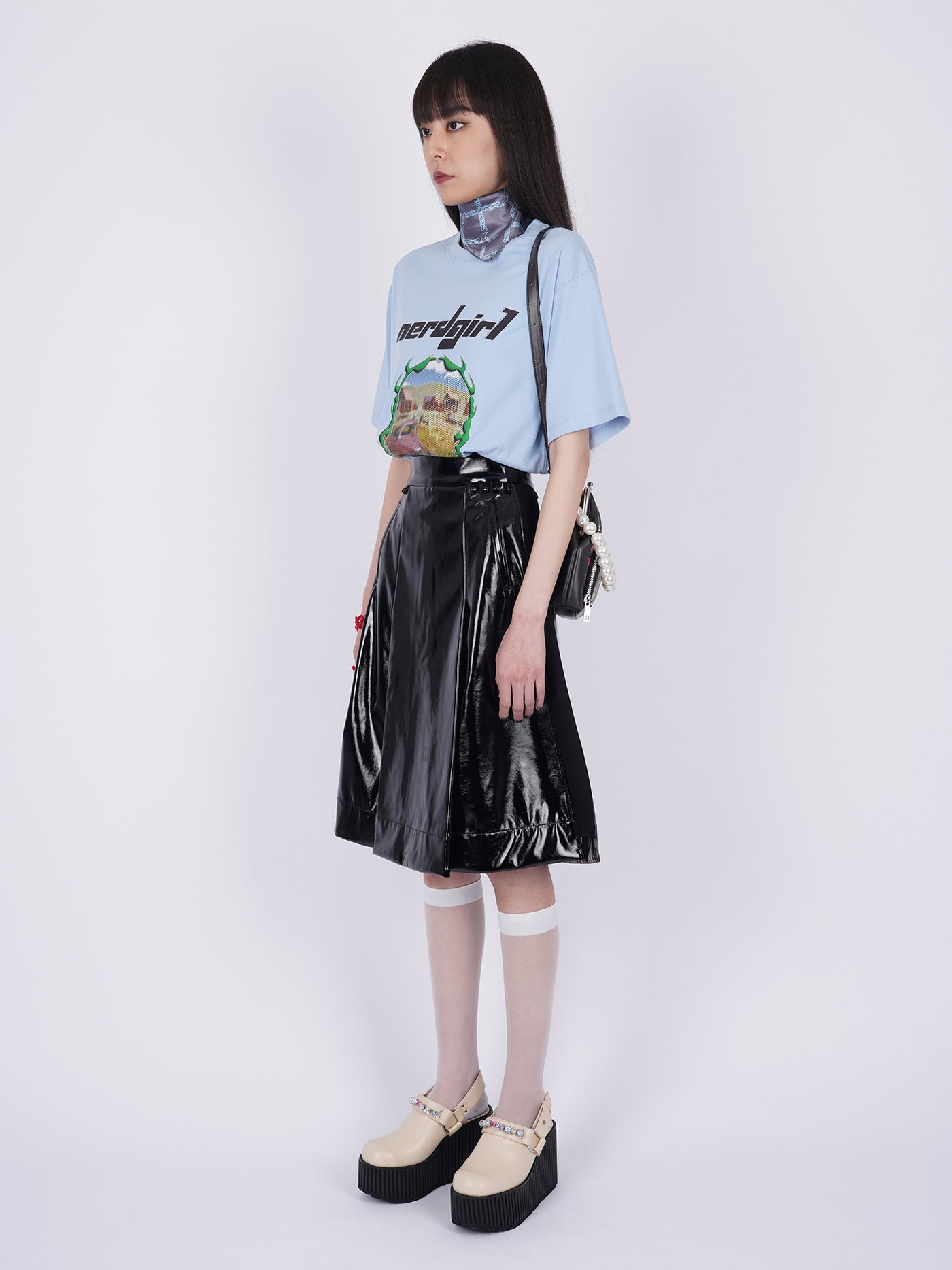 Ecoleather Docking Skirt – PAMEO POSE | 公式オンラインストア