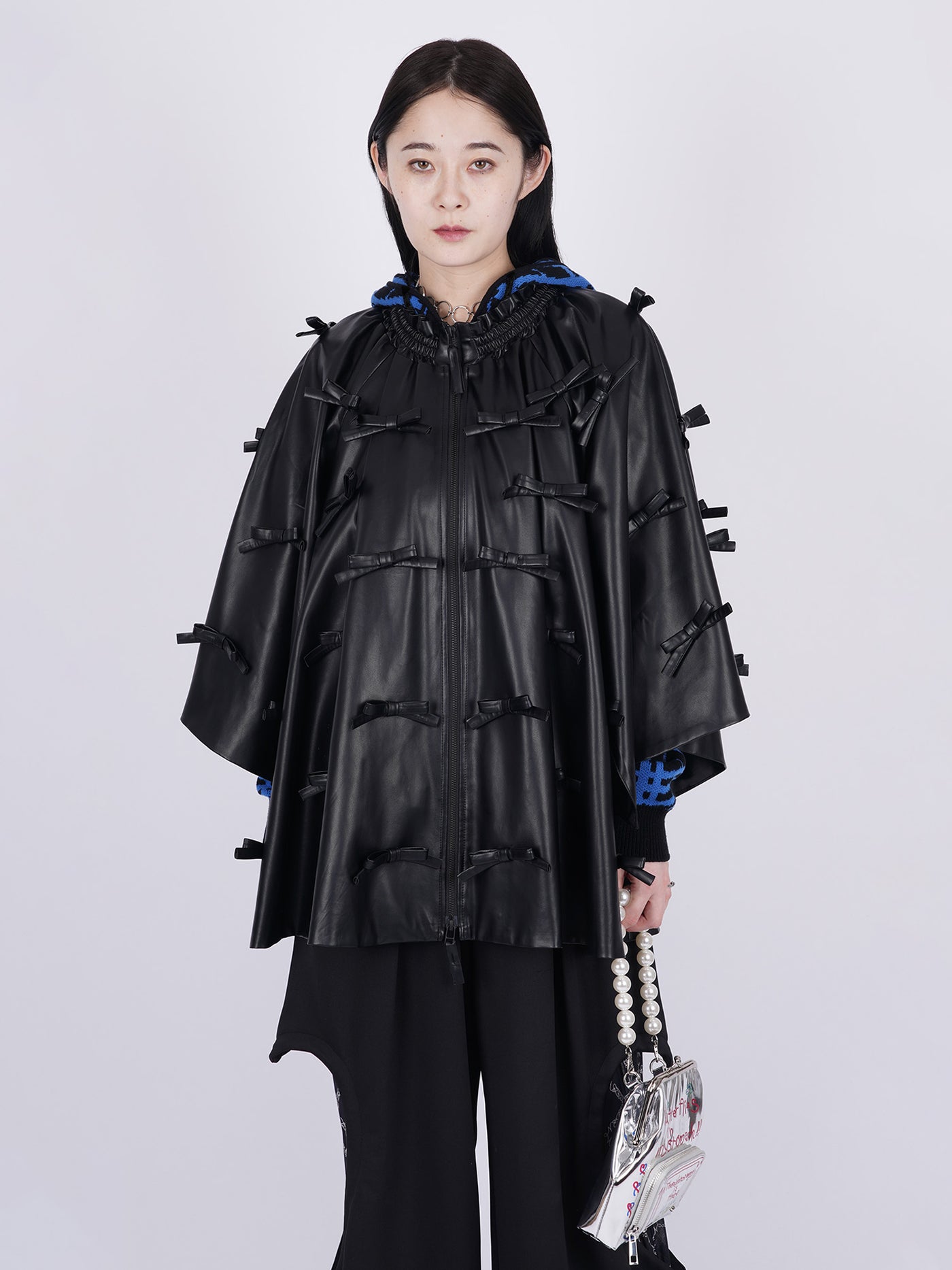 2Way Eco Leather Poncho – PAMEO POSE | 公式オンラインストア