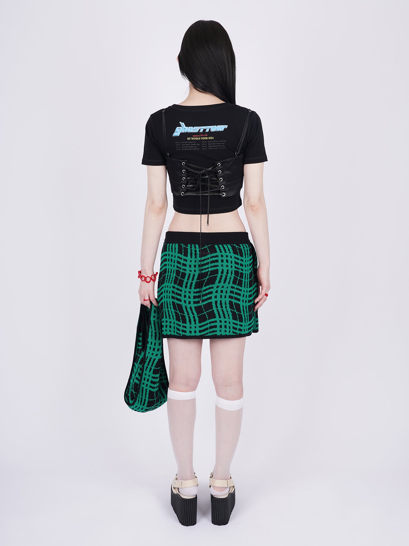 スカート PAMEO POSE SPRAYED SKIRT PAMEO POSE Sprayed Skirt