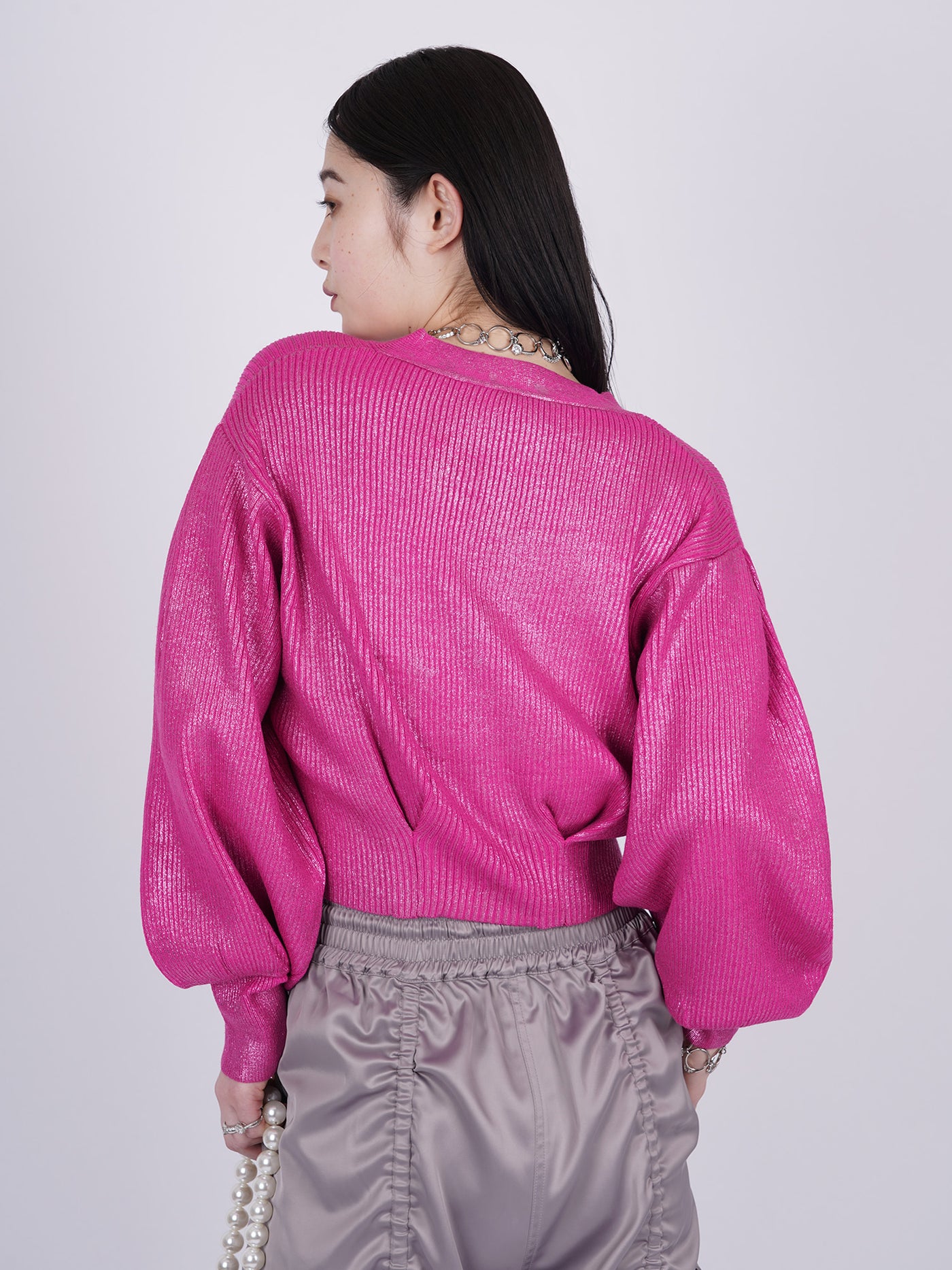 Foil Printed Cardigan – PAMEO POSE | 公式オンラインストア