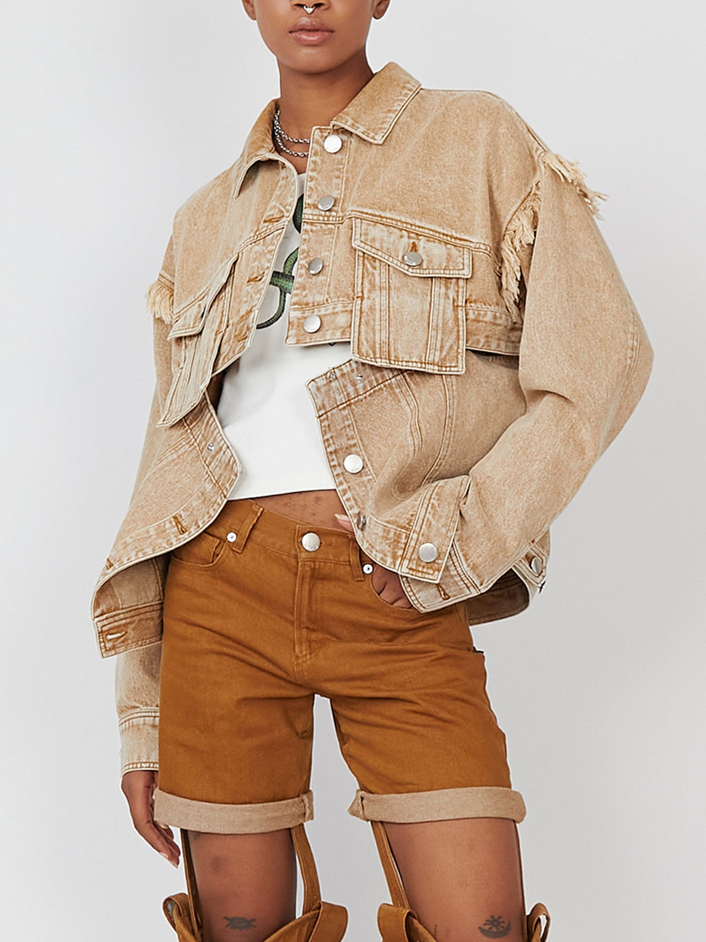 ジャケット・アウター PAMEO POSE WASHED DENIM JACKET Washed Denim Jacket – PAMEO POSE | 公式オンラインストア