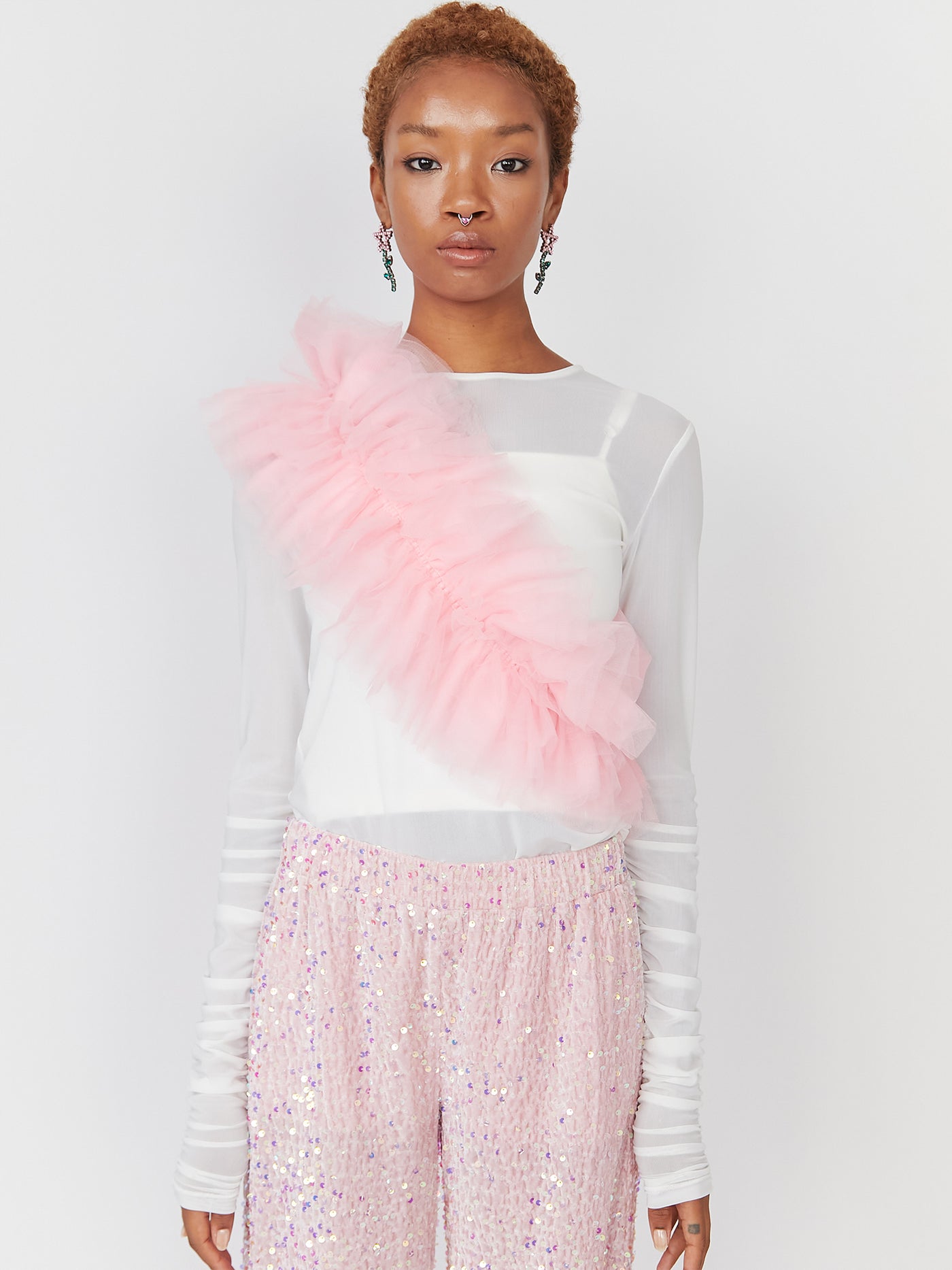 Tulle Sash Top – PAMEO POSE | 公式オンラインストア