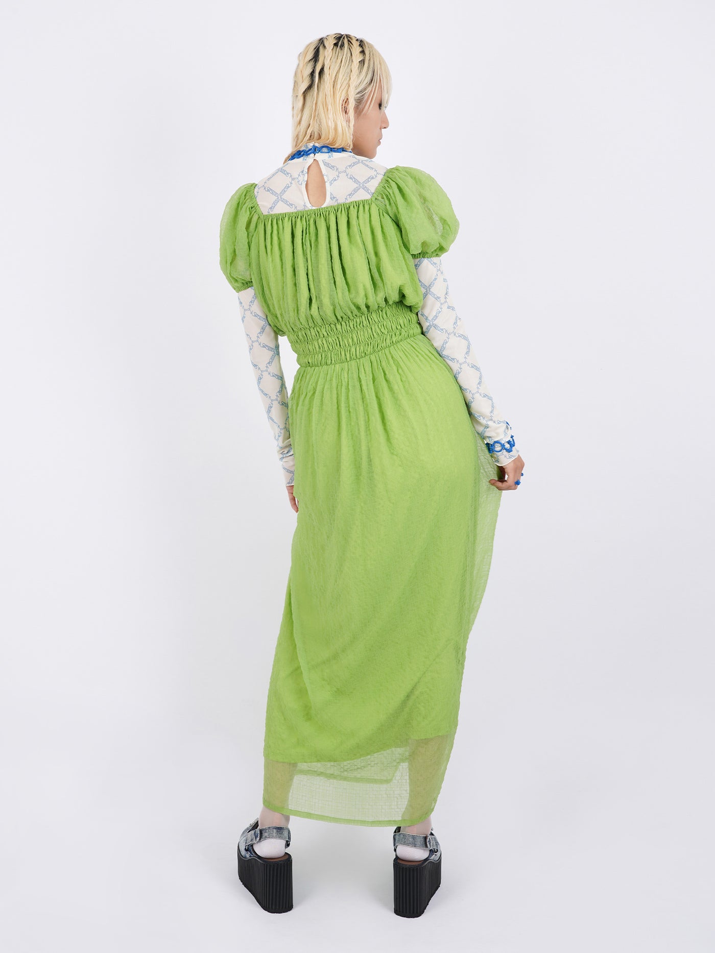 新品★日本製 PAMEO POSE オープンネックドレス ワンピース チェック柄 Sheer Check 2way Dress – PAMEO POSE | 公式オンラインストア