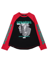 Nerd Girl Tour Raglan Long Sleeve Tee