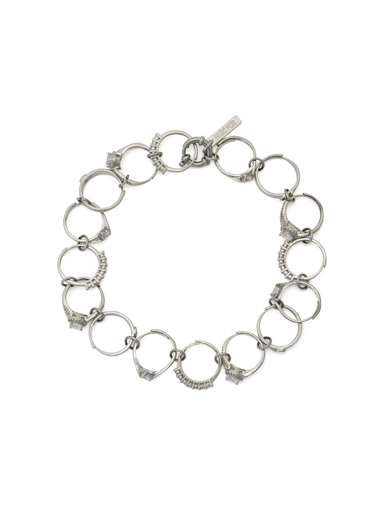 Toy Ring Choker Type Silver