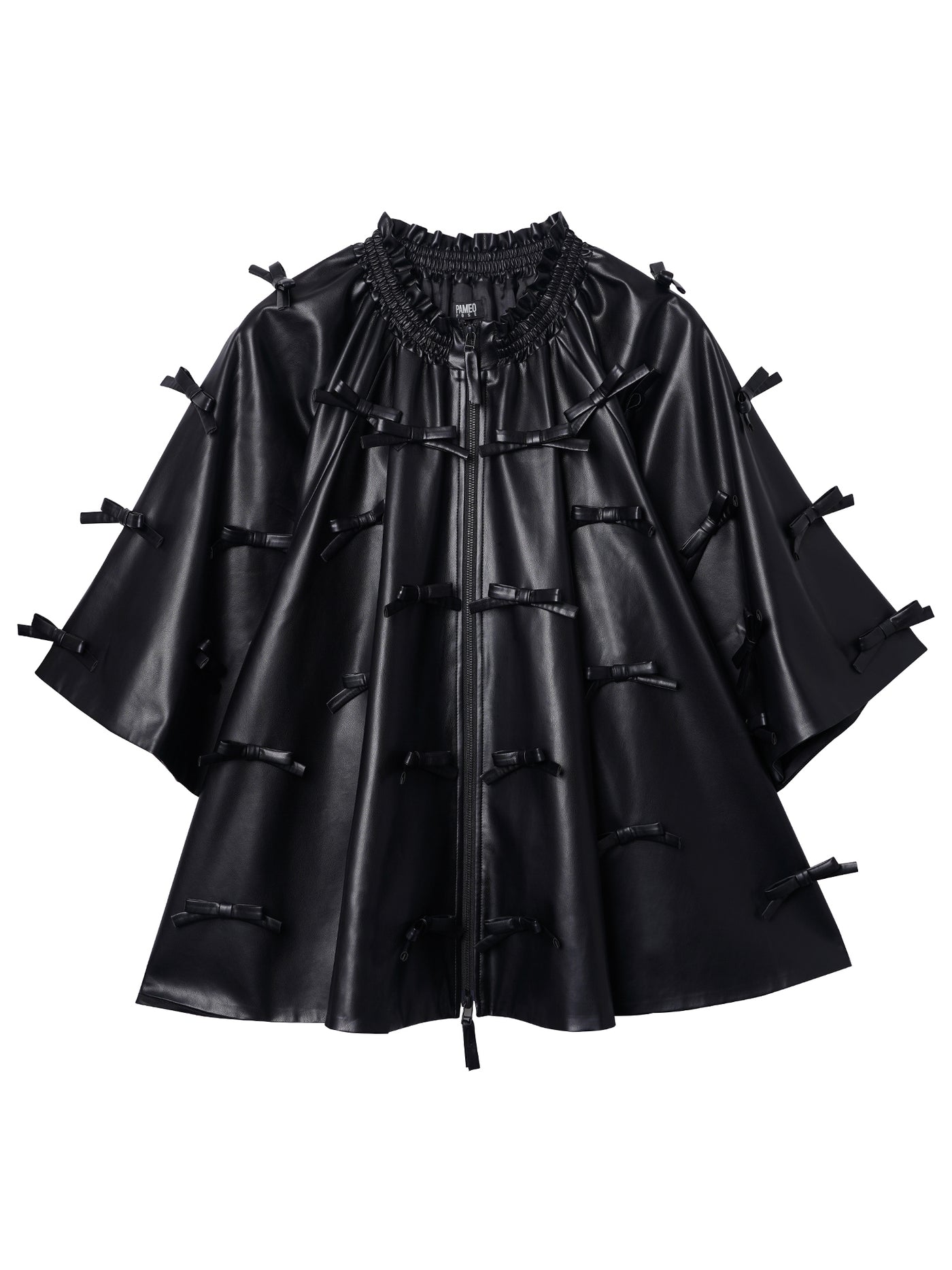 PAMEO POSE 2way エコレザーポンチョ 2Way Eco Leather Poncho – PAMEO POSE | 公式オンラインストア