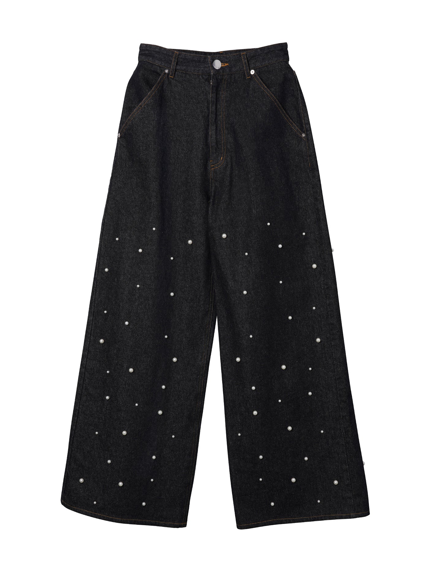 Pearl Denim Baggy Trousers – PAMEO POSE | 公式オンラインストア