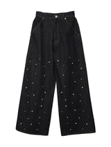 Pearl Denim Baggy Trousers