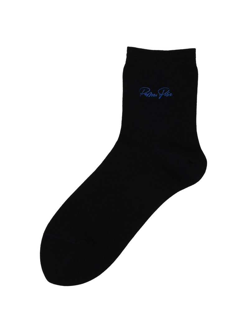 【Tabio】Logo Embroidery Socks