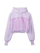 Lace Docked Mini Hoodie