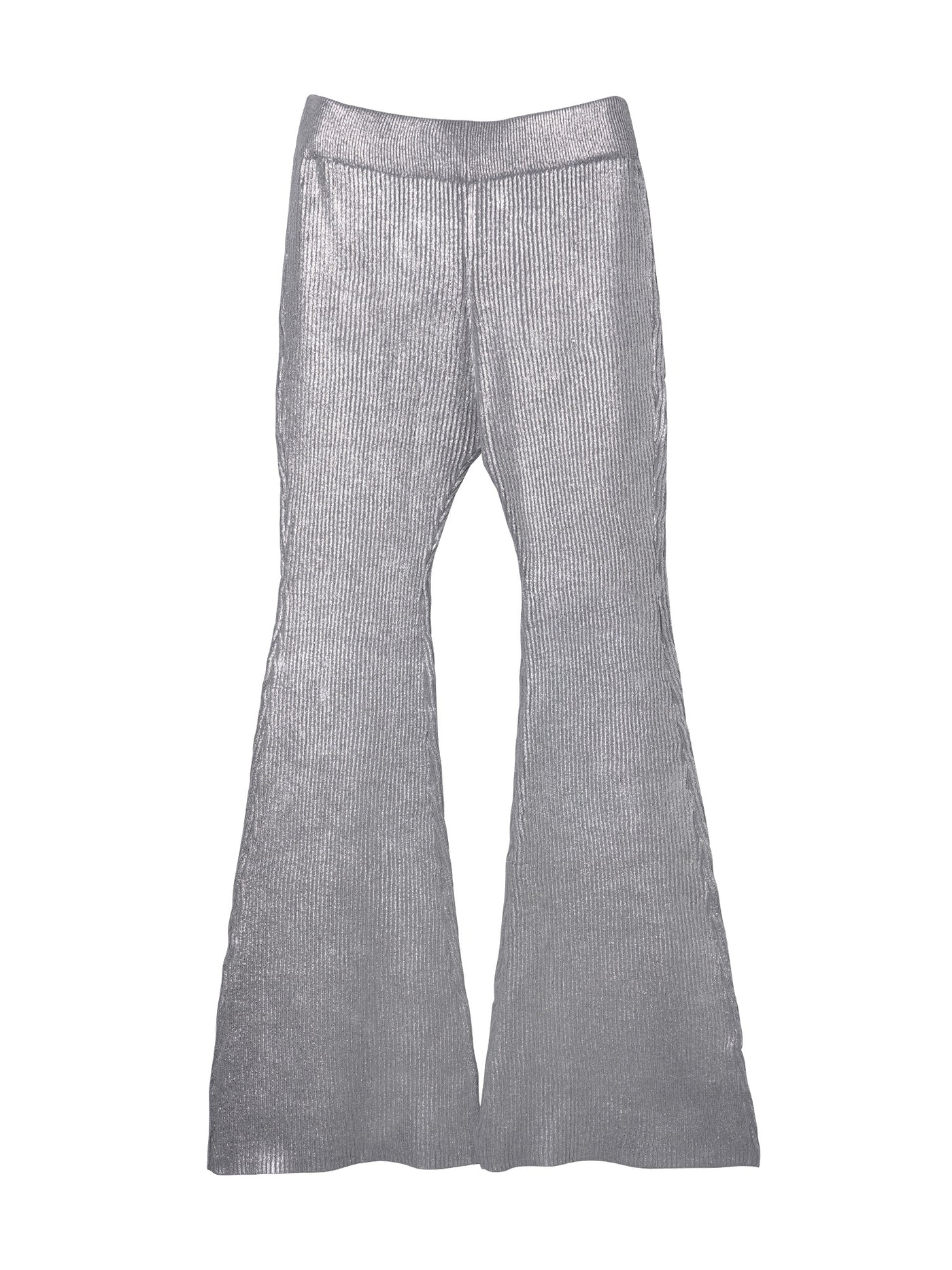 Foil Printed Flared Knit Pants – PAMEO POSE | 公式オンライン