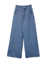 Pearl Denim Baggy Trousers