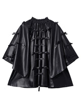 2Way Eco Leather Poncho