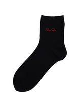 【Tabio】Logo Embroidery Socks