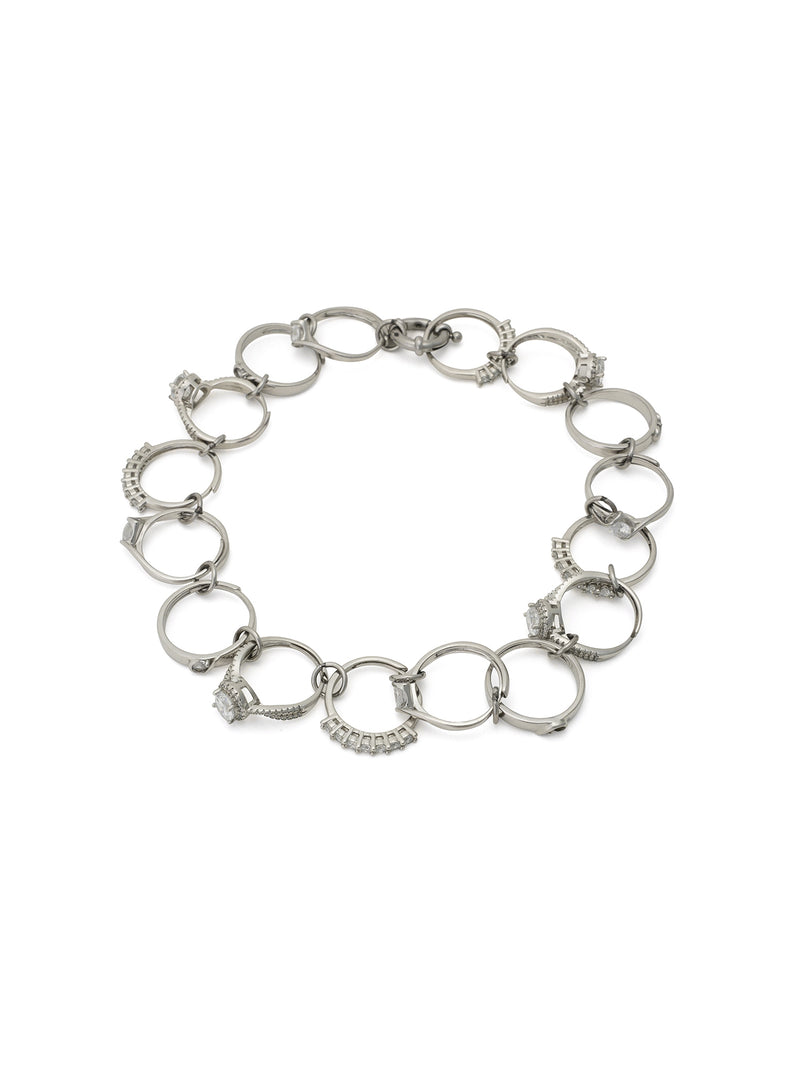 Toy Ring Choker Type Silver