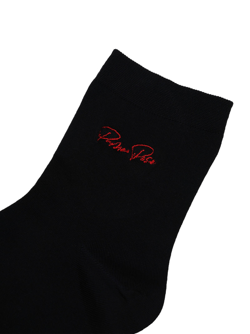 【Tabio】Logo Embroidery Socks