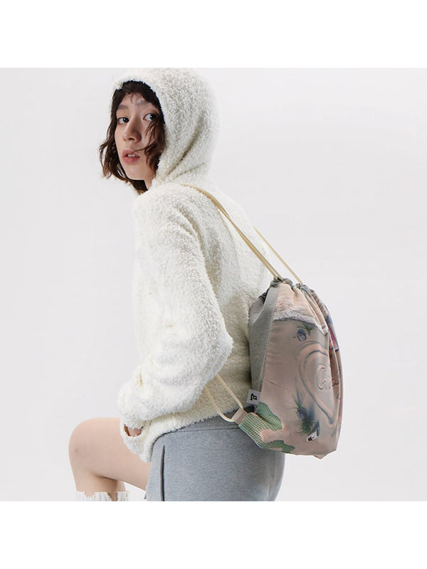 【GRAPE】Drawstring Bag(Beach&Hoodie)