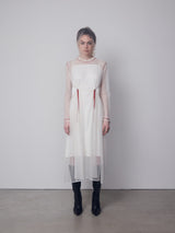 Sheer Point Line Dress