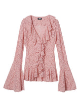 Over Frills Lace Shirts