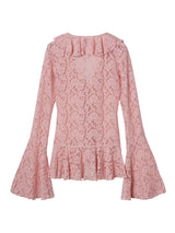 Over Frills Lace Shirts