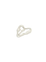 Melting Heart Ribbon Ring