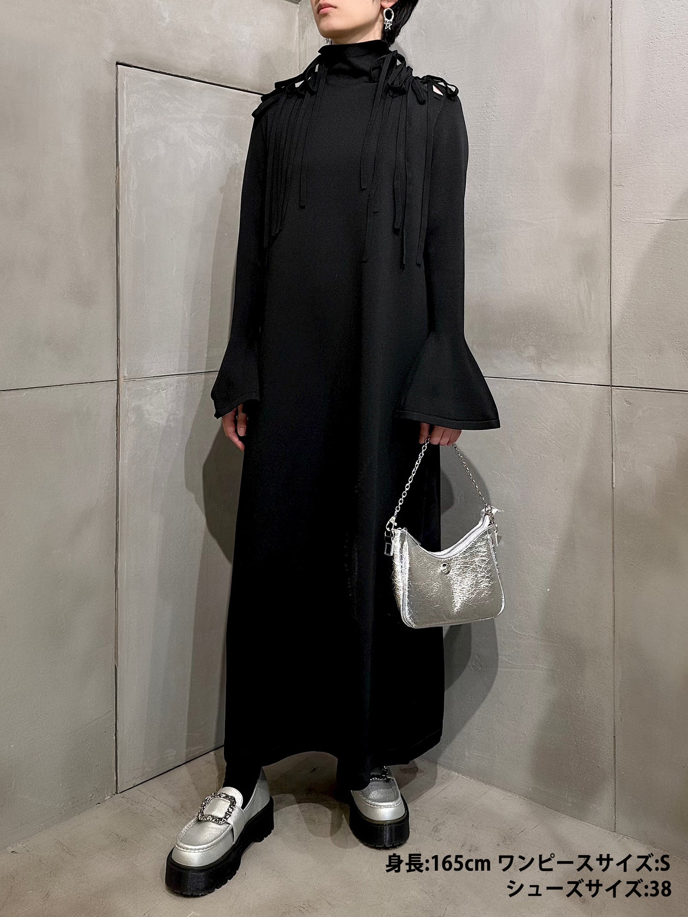 Bellsleeve Knit Dress – PAMEO POSE | 公式オンラインストア 