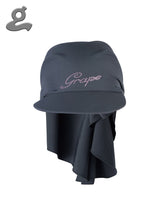 【GRAPE】Rhinestone LOGO turban hat