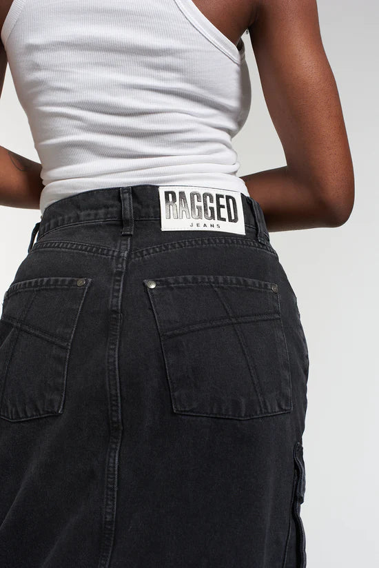 【TRP】CHARCOAL MIDI COMBAT SKIRT