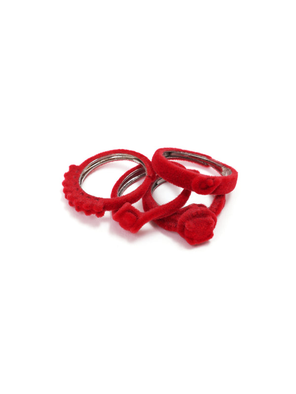 Toy Ring Pile Cover Red