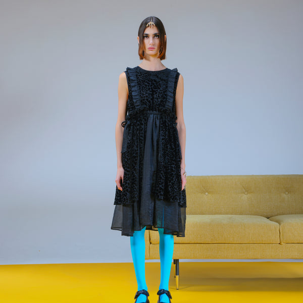 【PAMEO POSE】 Juliet Dress フレアワンピース　長袖 Sheer Point Line Dress – PAMEO POSE | 公式オンラインストア