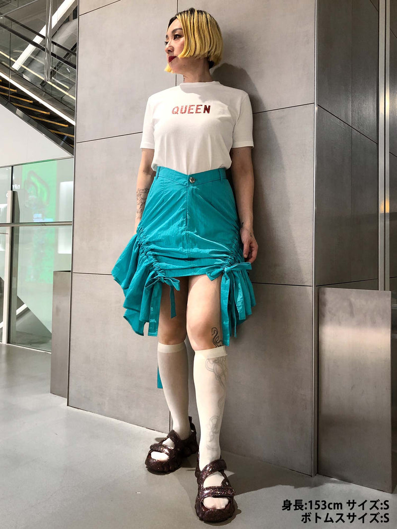 【極美品】パメオポーズ ロングスカート Hyper Slit Skirt ベルト